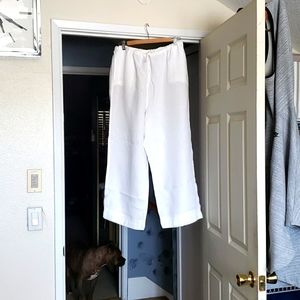 White Linen Pants